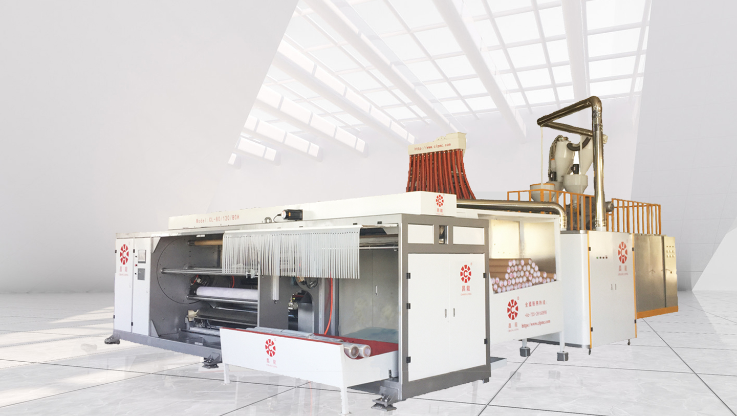 三层/五层新型高速四轴换卷/智能温控全自动流延膜机组